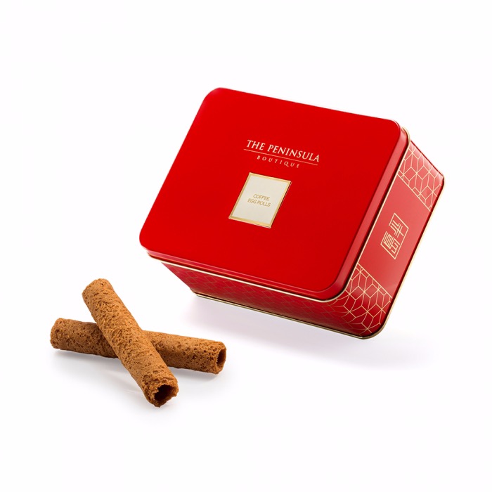 The Peninsula Boutique Coffee Egg Rolls Gift Box 8 Pieces - Weee!