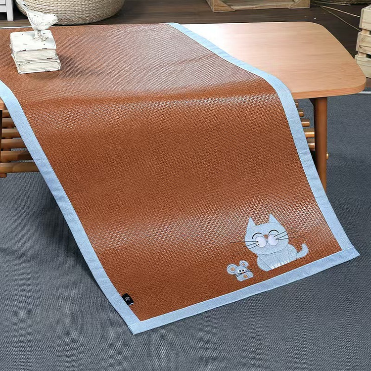 Cool summer rattan mat with plant fiber 60*120cm