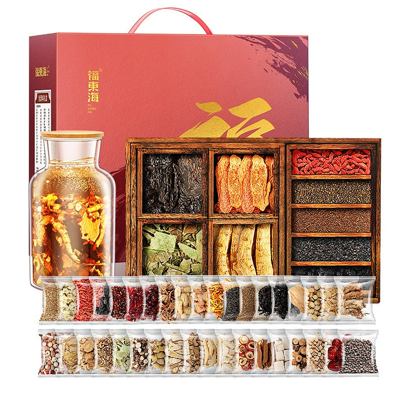 Fu Dong Hai Sowed wine ingredients set 550g/ gift box 550 กรัม