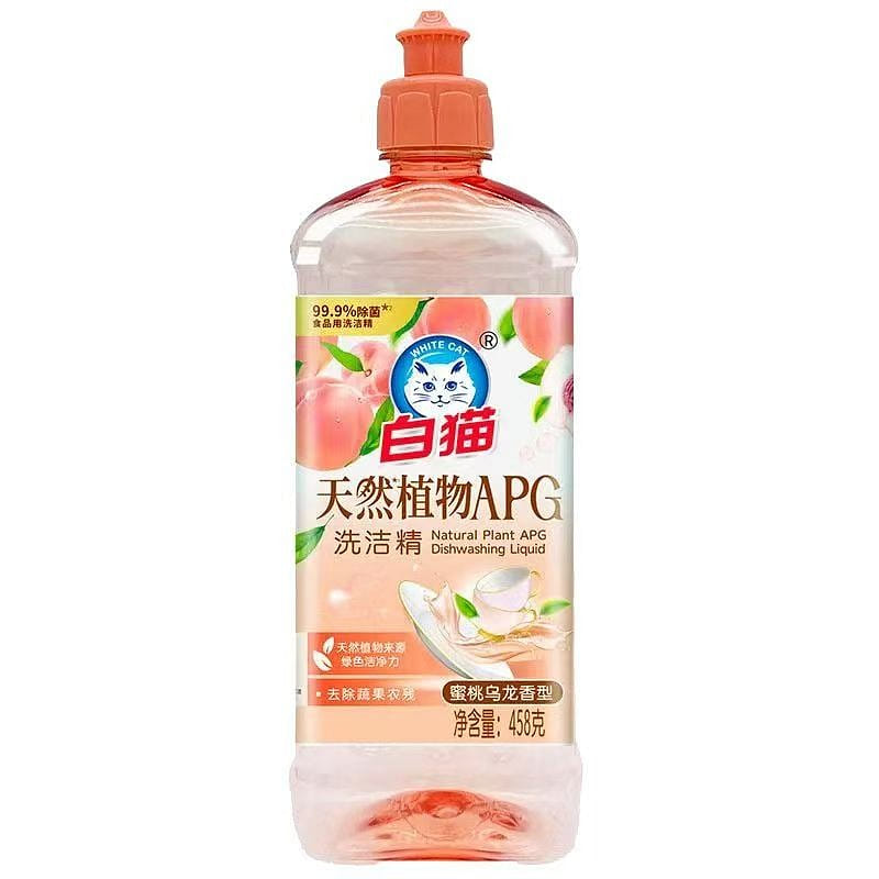 Whitecat Dishwashing Liquid, 458g 1 bottle