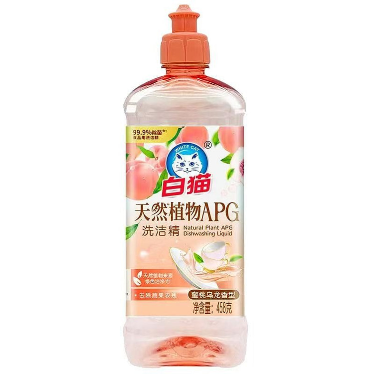 Whitecat Dishwashing Liquid, 458g 1 bottle