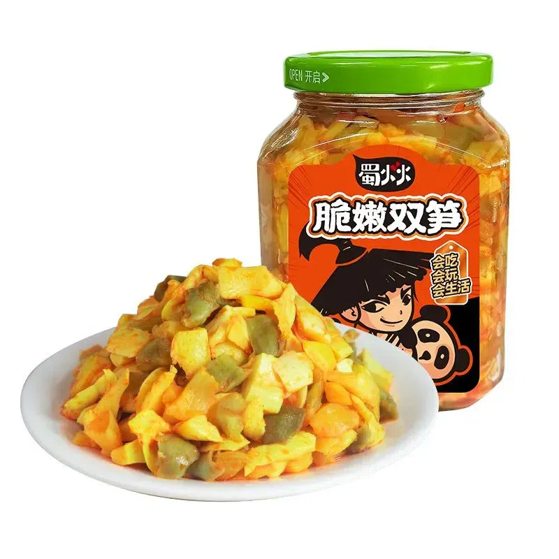 Crisp and tender double bamboo shoots: winter bamb 350 g