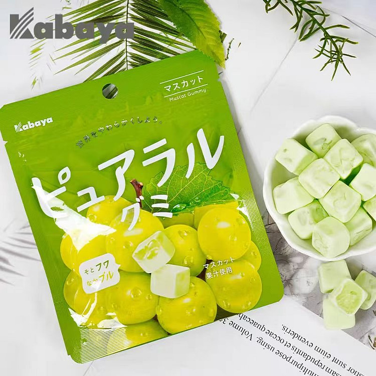 Green grape flavored Filled Gummy candies 40g*1