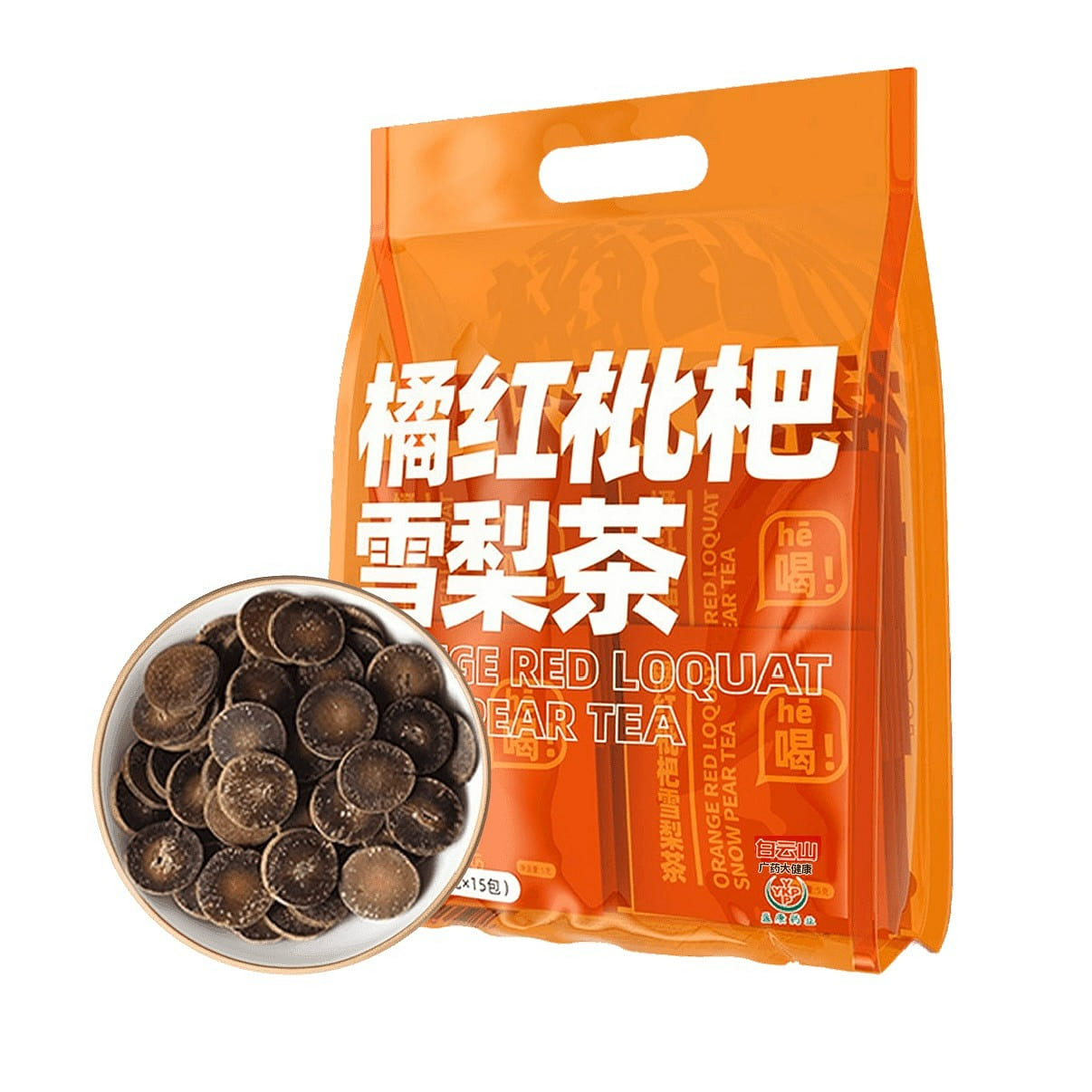 Orange Red Loquat Snow Pear Tea 5g*15packs 75 g 75 g