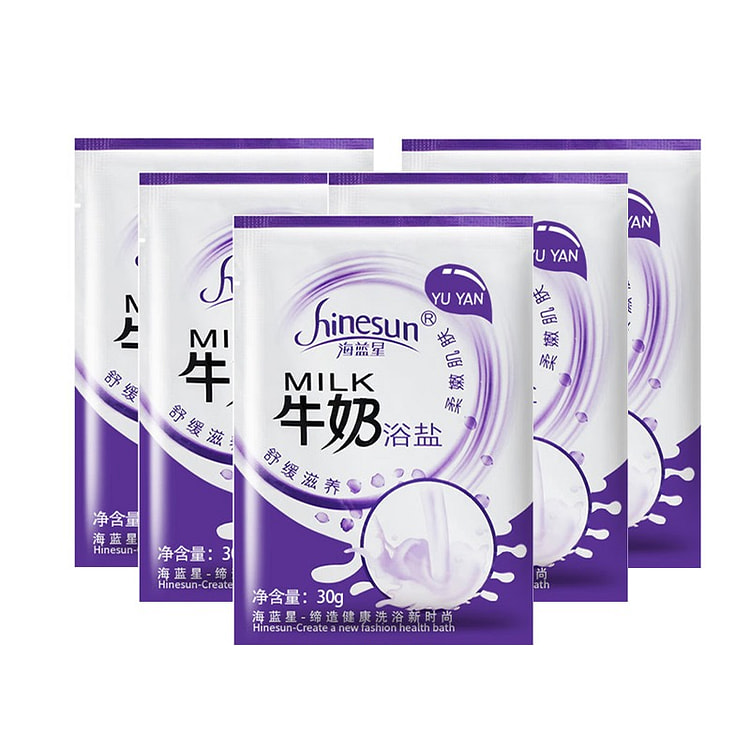 Hinesun Milk Bath Salt Soothing Nourishing 30g*5 150 g