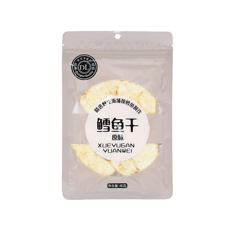胖东来DL鳕鱼干原味休闲零食追剧必备40g*1 40 克
