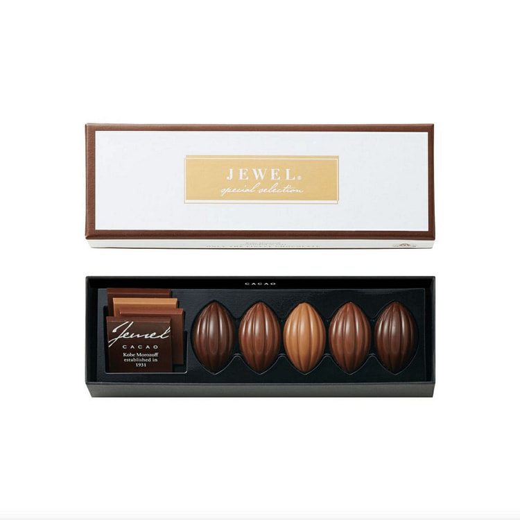 Morozoff Valentine Day Jewel Coco Chocolate 5pcs 1 box