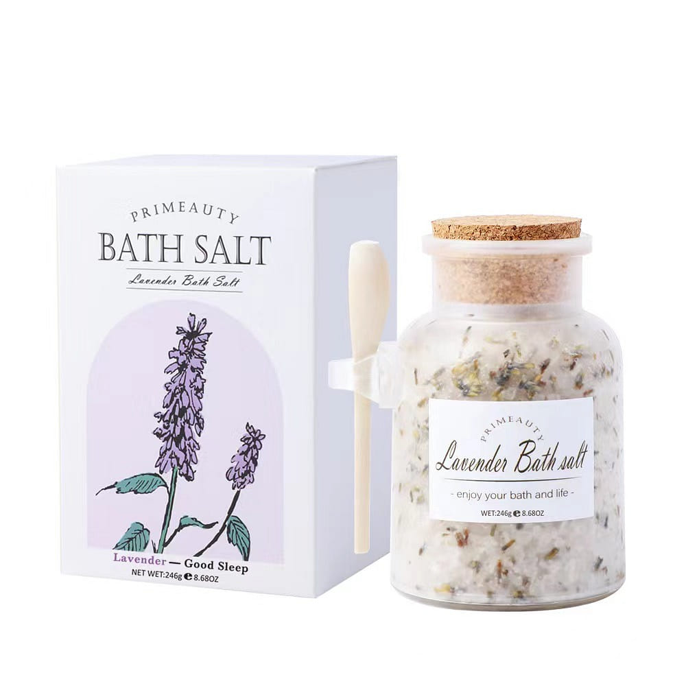 Dried Flower Bath Salts Clean Moisturizing Bath Take Bath Foot Soak-Lavender 1 each