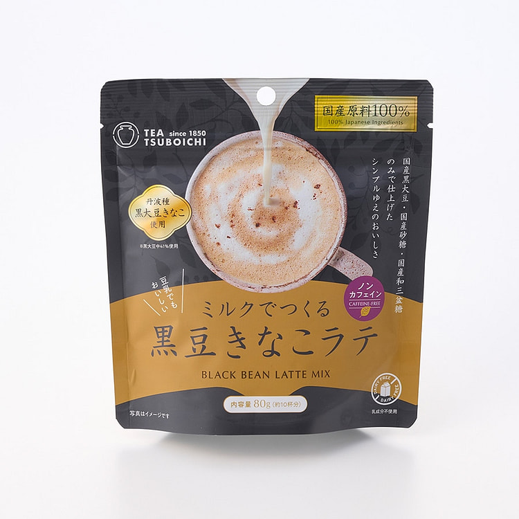 つぼ市製茶本舗 ミルクでつくる黒豆きなこラテ　80ｇ 1 個