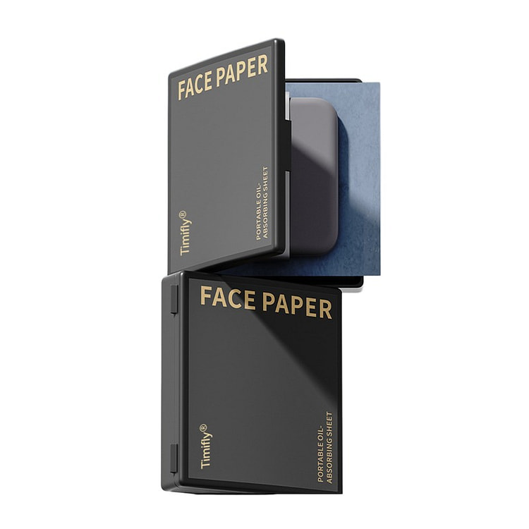 Timifly Black Flip Oil Blotting Sheets 100 each 100 each