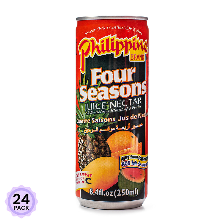Philippine Brand Four Season Juice Nectar 250 ml*24 pack