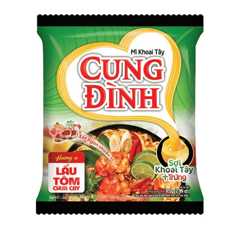 宫廷酸辣虾火锅面汤 1 份