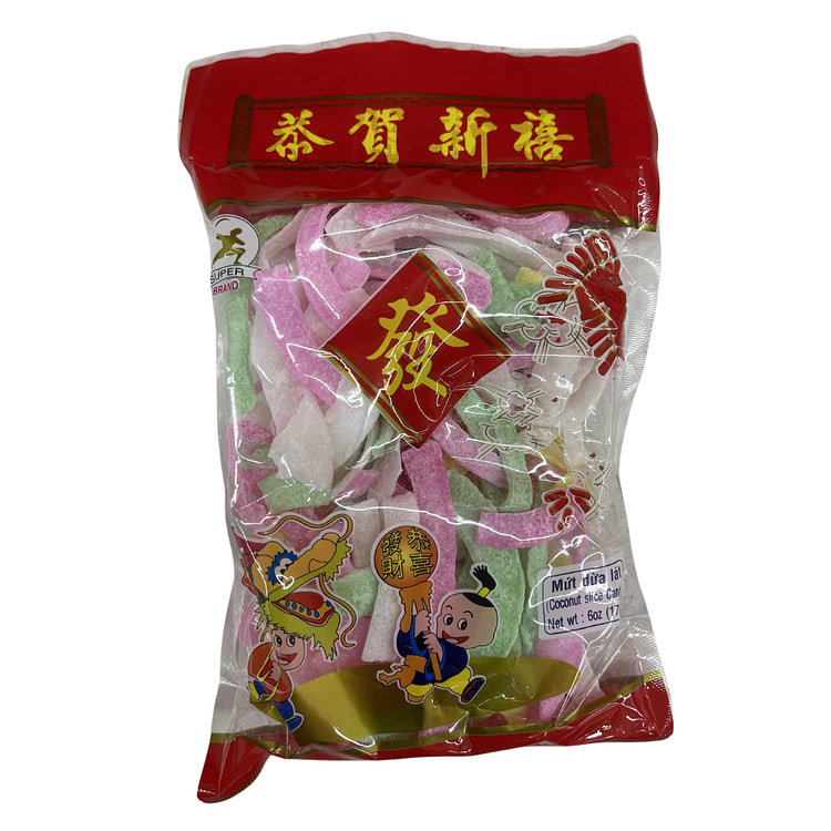 Super Brand 椰子片糖 6oz