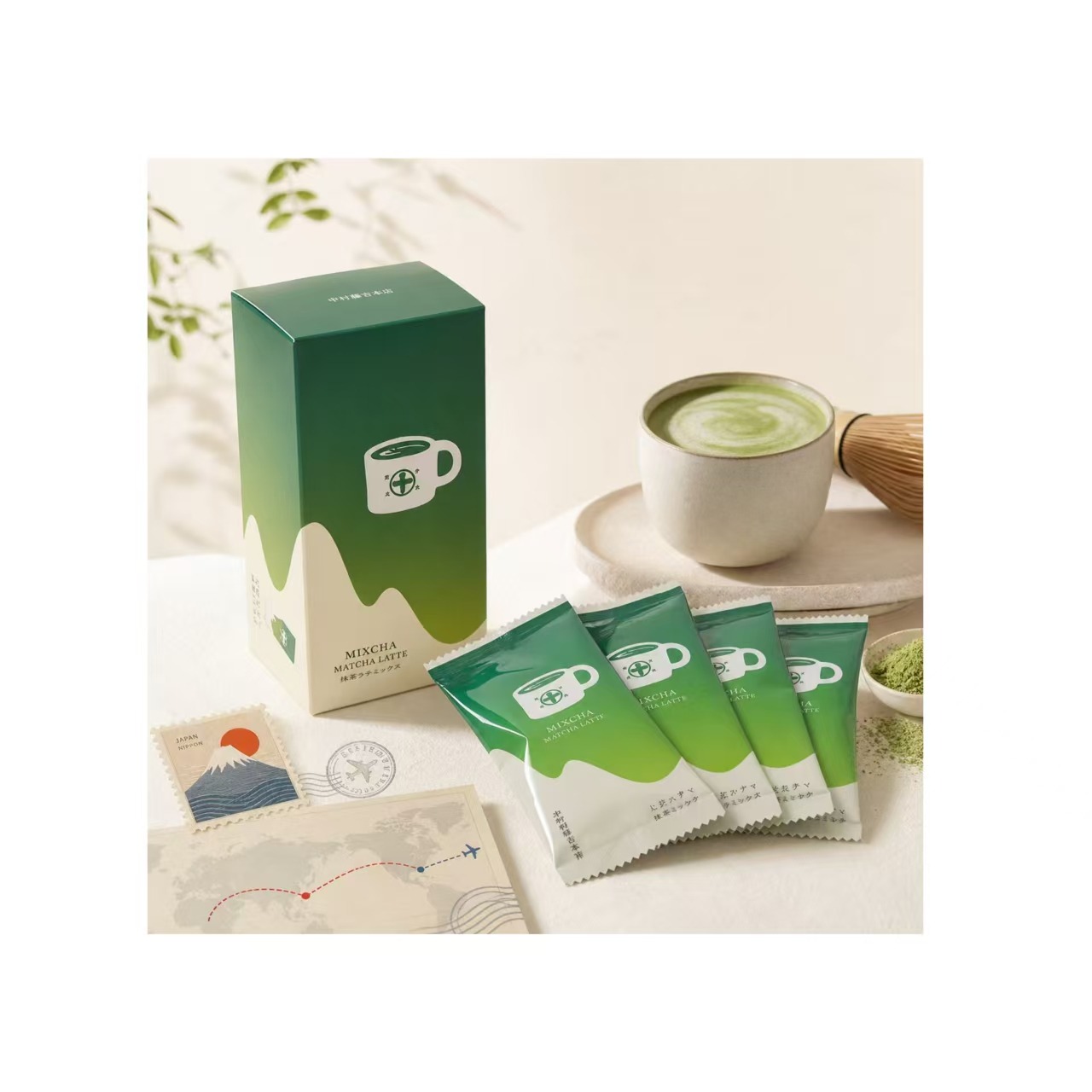 マチャ抹茶 日本直郵中村藤吉MIXCHA 抹茶拿鐵100g 1 盒- Weee!