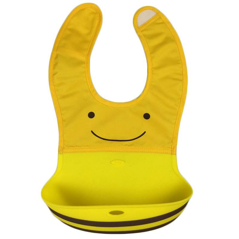 Nectar Baby Cloth and Silicone Bib-bumblebee 1 each