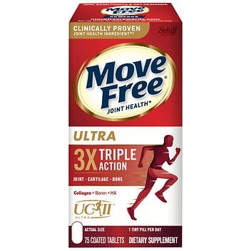 Move Free II 型膠原蛋白、硼和透明質酸超級三重功效 75 片,3 瓶 225 个