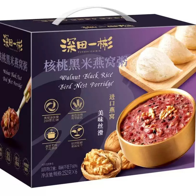 金语核桃黑米燕窝粥礼盒装1512g 1512 克