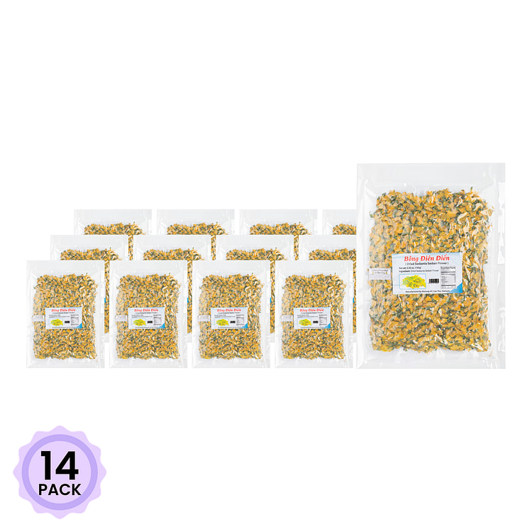 Bông Điên Điển Sấy Khô Mekong 5.35 oz*14 pack