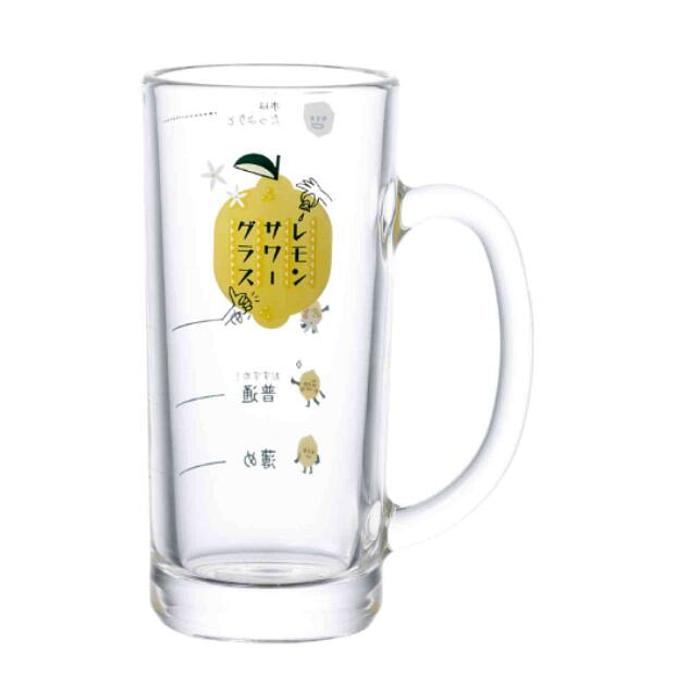 东洋佐佐木 435ml玻璃啤酒杯（礼盒装）- 柠檬