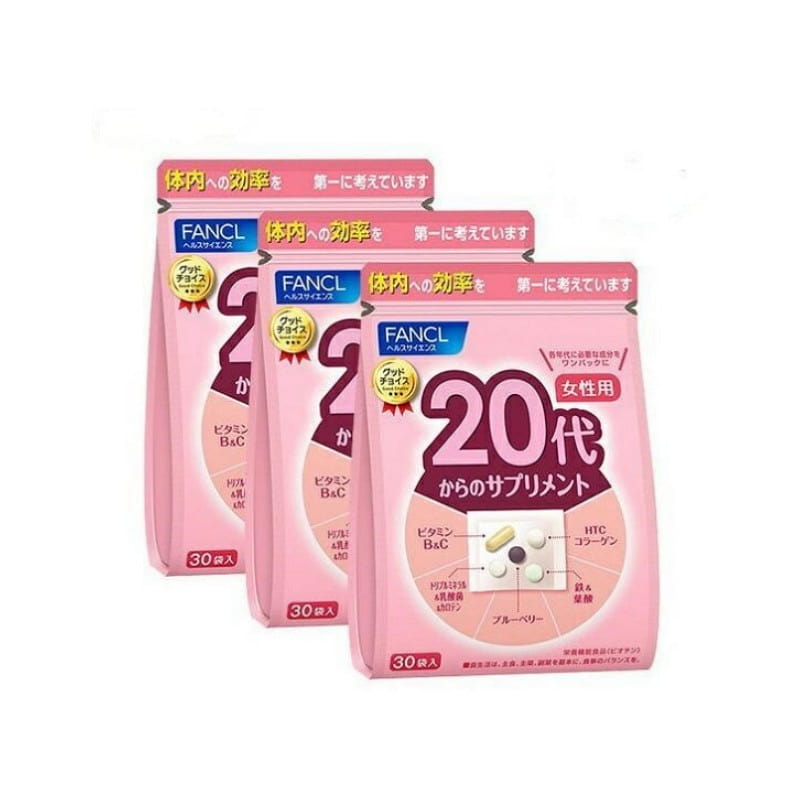 Fancl Supplement for Women in 20+ Old 30 Bags*3 1 each