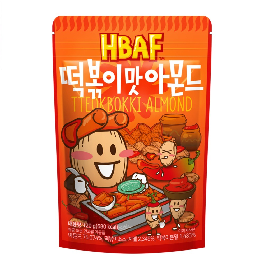 HBAF Tteokbokki Almond 1 Count 120 g
