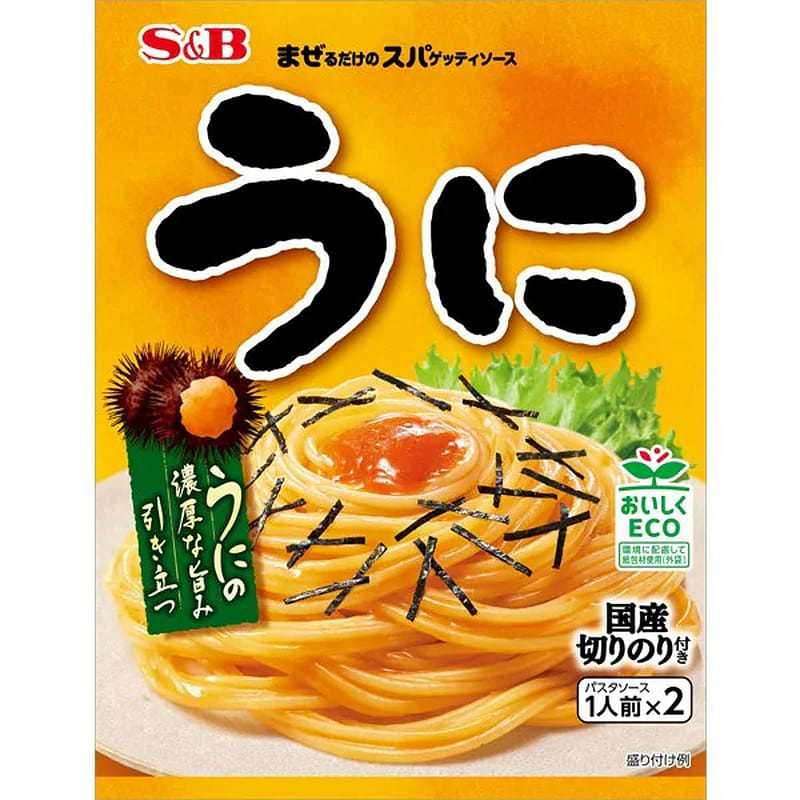 S&B 日式海胆混合意大利面酱 52g 1 份