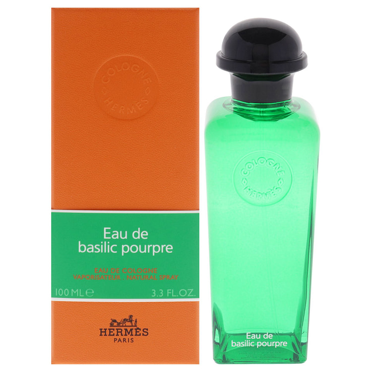 Eau de Basilic Pourpre by Hermes for Women - 3.3 3.3 oz