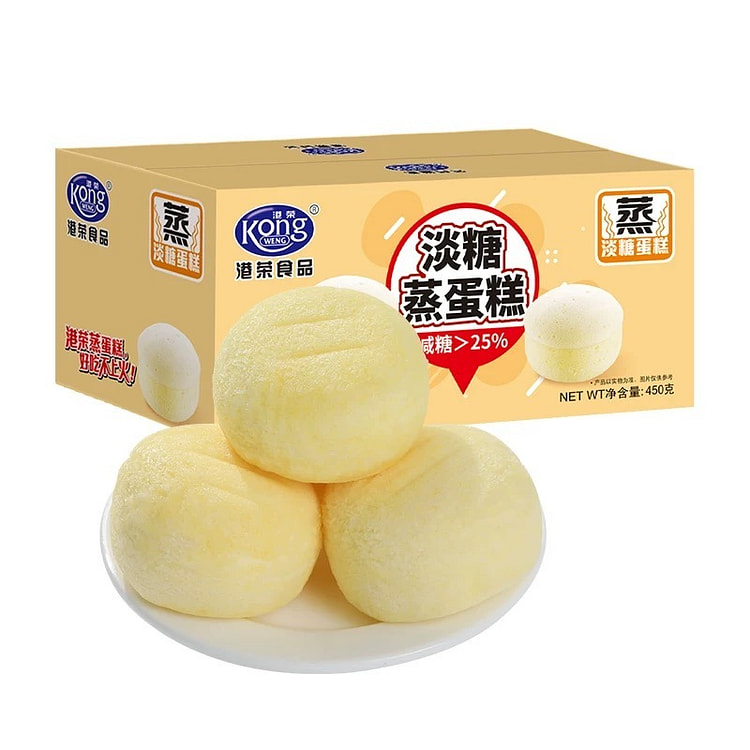 港荣淡糖蒸蛋糕450g 450 克