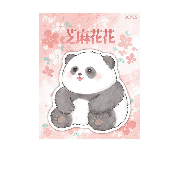 Ins Little Animal Sticky Notes Notepads - Panda 1 count
