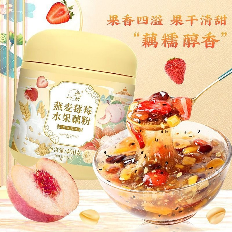雨子坊燕麦莓莓水果藕粉400g*1