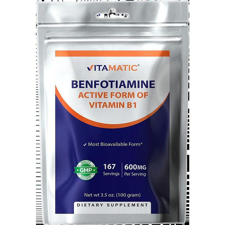 Benfotiamine Pure Powder 600 mg - 100 Grams