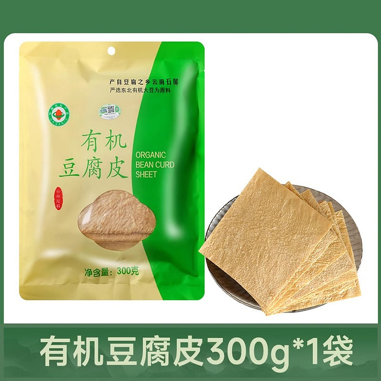 中澜有机油豆腐竹皮300g*1袋