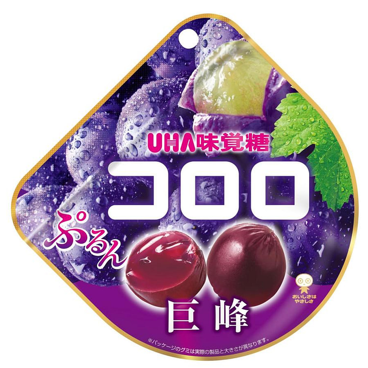 UHA味觉糖 巨峰葡萄味爆浆软糖 48g 1 包