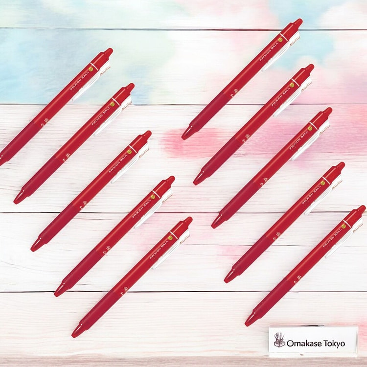 Pilot FriXion Retractable Erasable Gel Red-10pcs 100 g