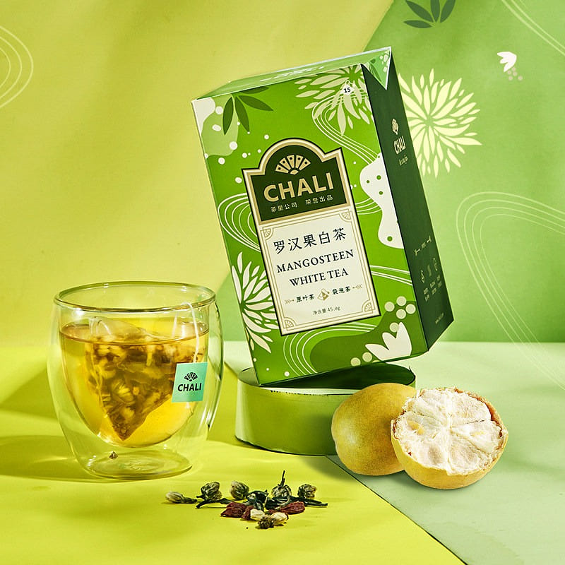 CHALI Monk Fruit White Tea, Throat-soothing Tea 45 g