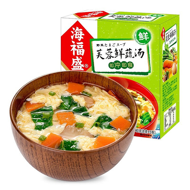 Haifushung Lotus & Vegetable Soup 8g*6 cups