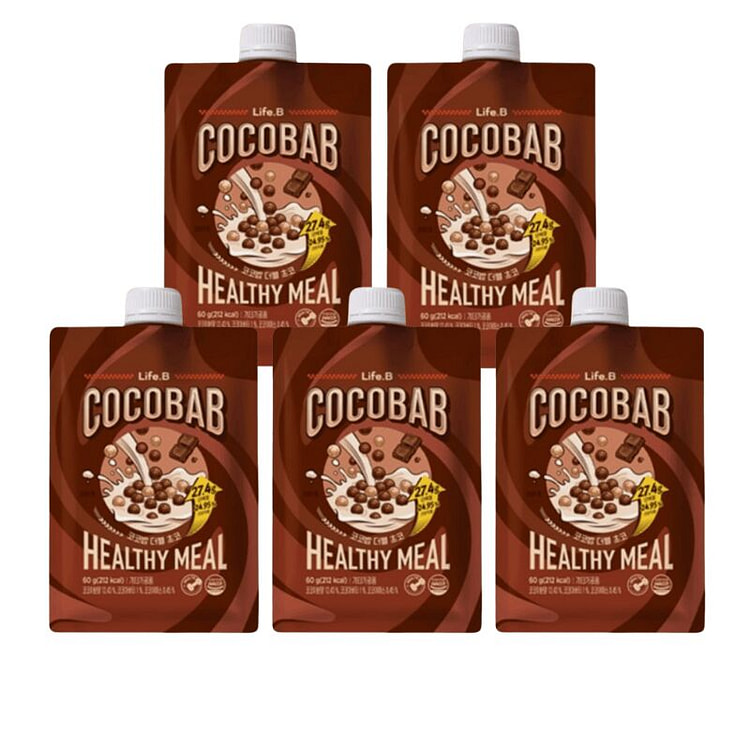COCOBAB Double Chocolate Protein Meal Shake 5 pack