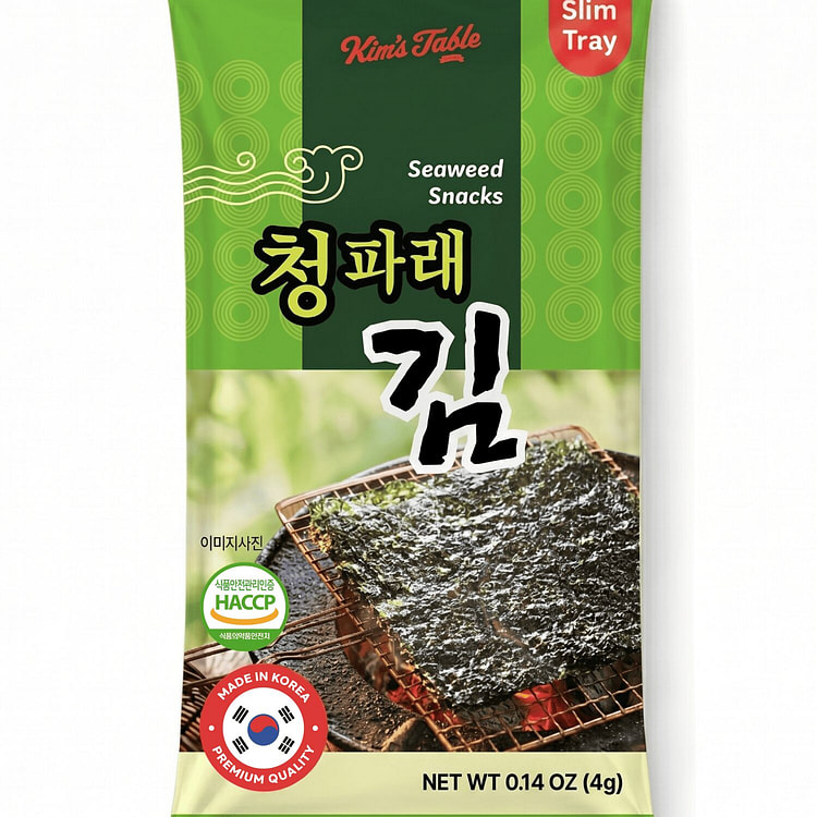 KIM'S TABLE-Sea SaltOrganic Roasted Seaweed Sheets 3.52 oz