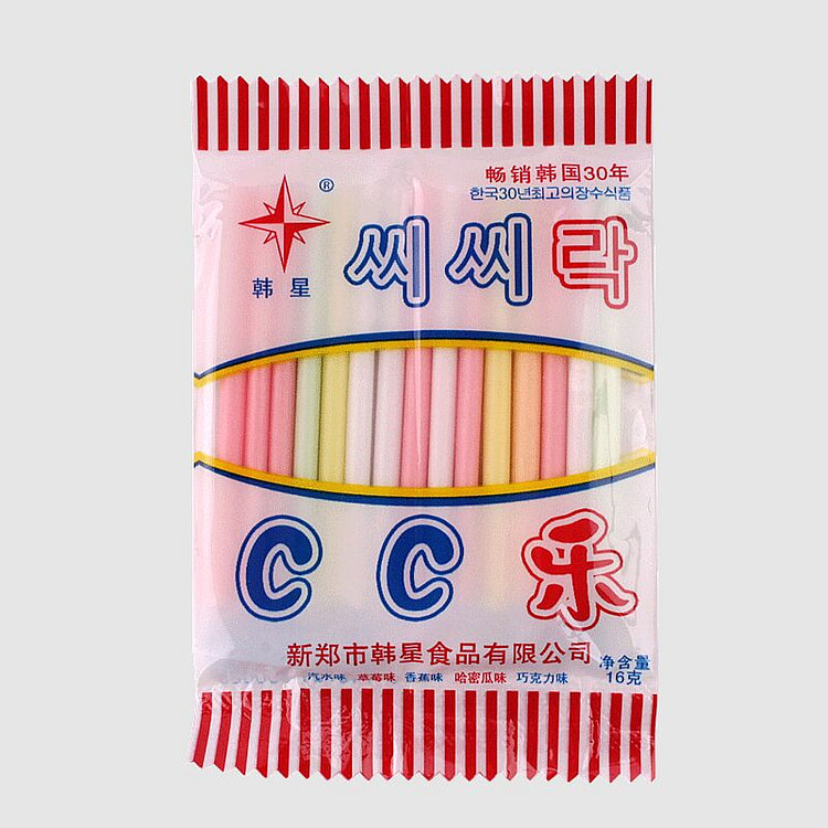 CC Fun Straw Candy 16g*5 packs 90 g