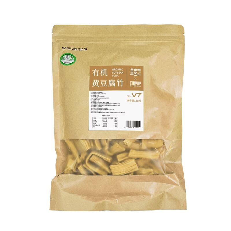 Whole Food Diary Organic Dried Bean Curd 250g 250 g