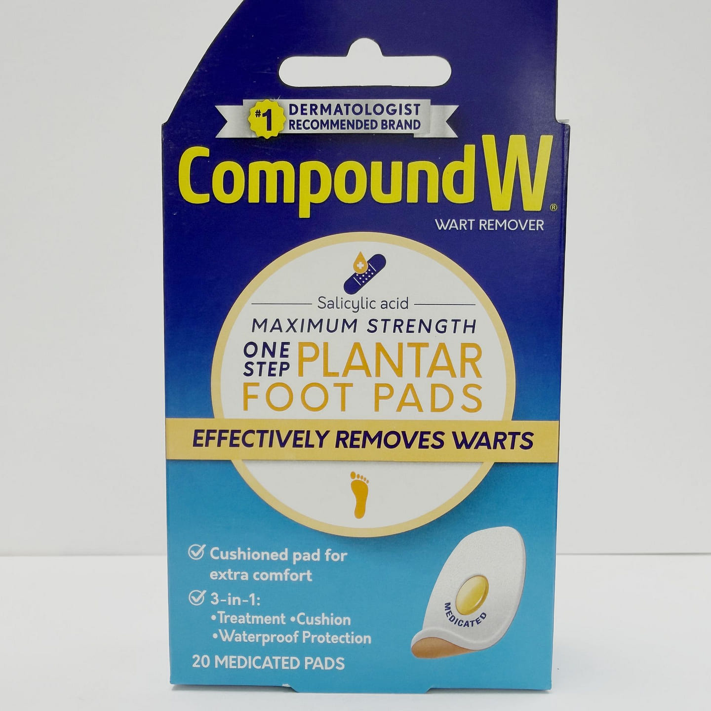 Compound W Foot Care Pads 20 Medicated Pads 1 box