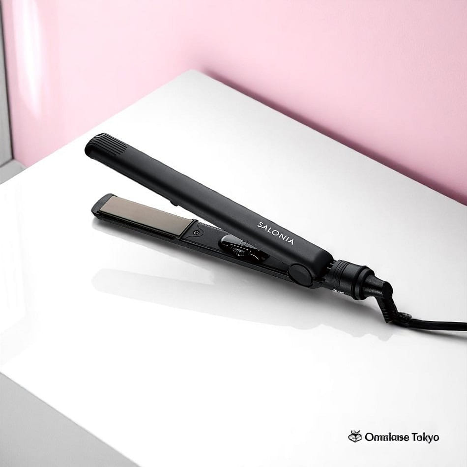 SALONIA SL-004S Straight Hair Iron, Black 345 g