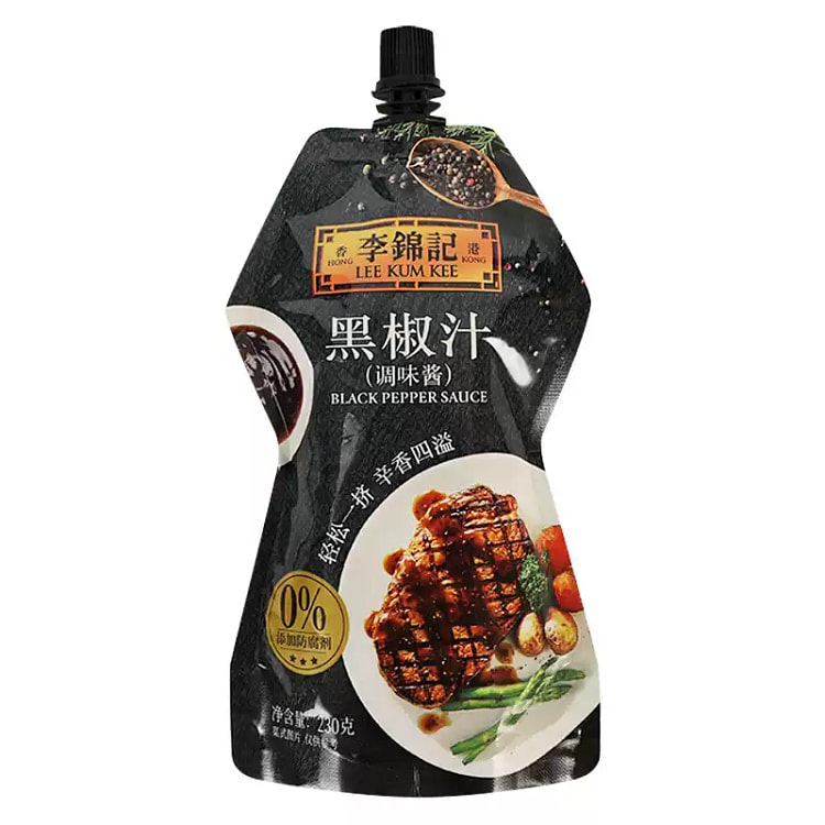 Lee Kum Kee Black Pepper Sauce, 1 packet 230 g