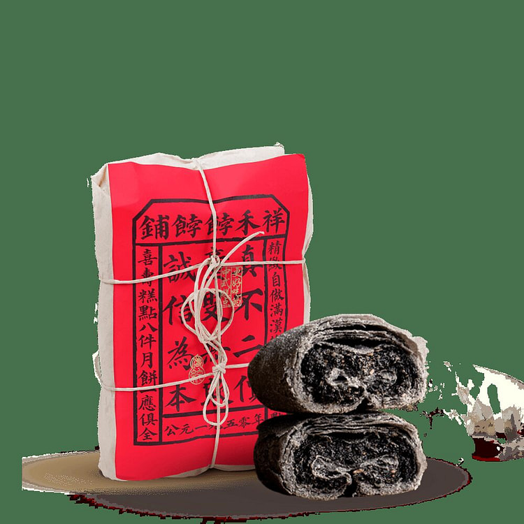 祥禾饽饽铺黑芝麻海盐卷酥248g中式糕点点心下午茶 248 克