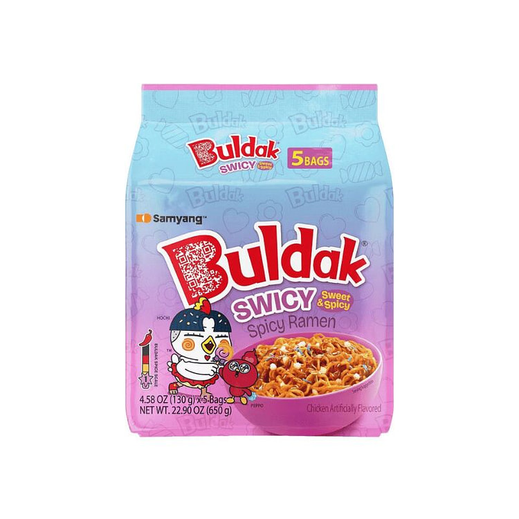 [Samyang] Buldak Swicy Ramen Bags - 650g 1 each