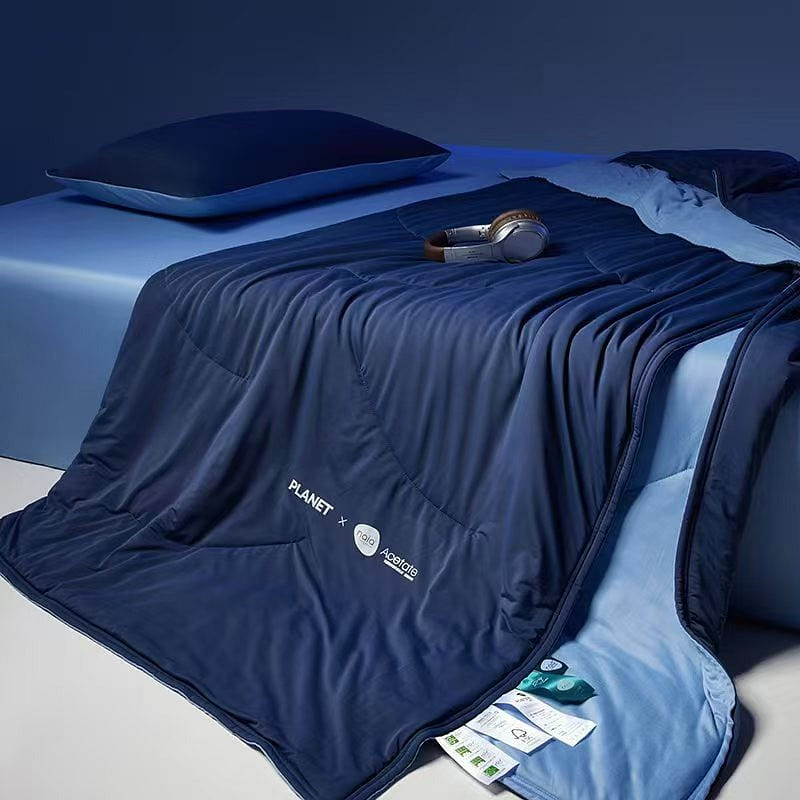 Air-Permeable Washable Duvet Cover, 2 x 2.3m blue 1 count
