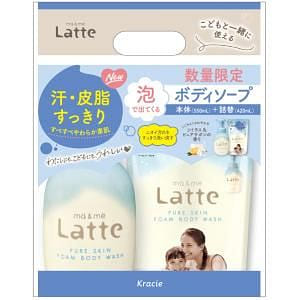 Kracie Ma&Me Latte Citrus Soap Foam Wash+Refill 970 ml