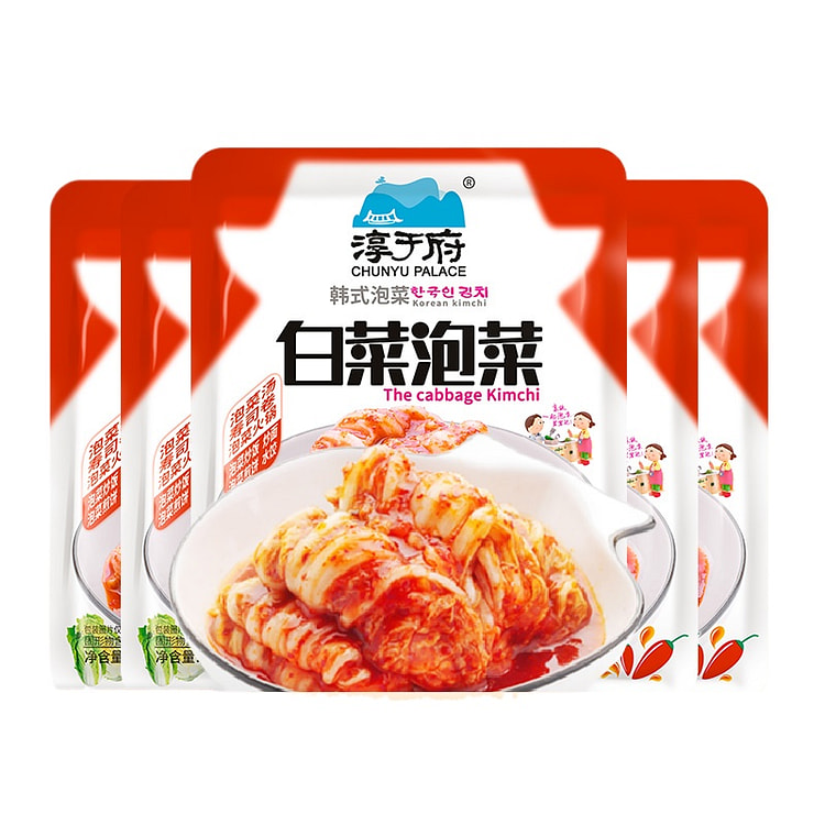淳于府辣白菜泡菜辣偏甜40g*5袋