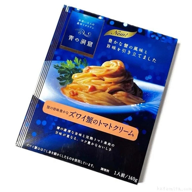 日本日清制粉 青之洞窟 特别定制 雪蟹番茄奶油意大利面酱 130g 1 个