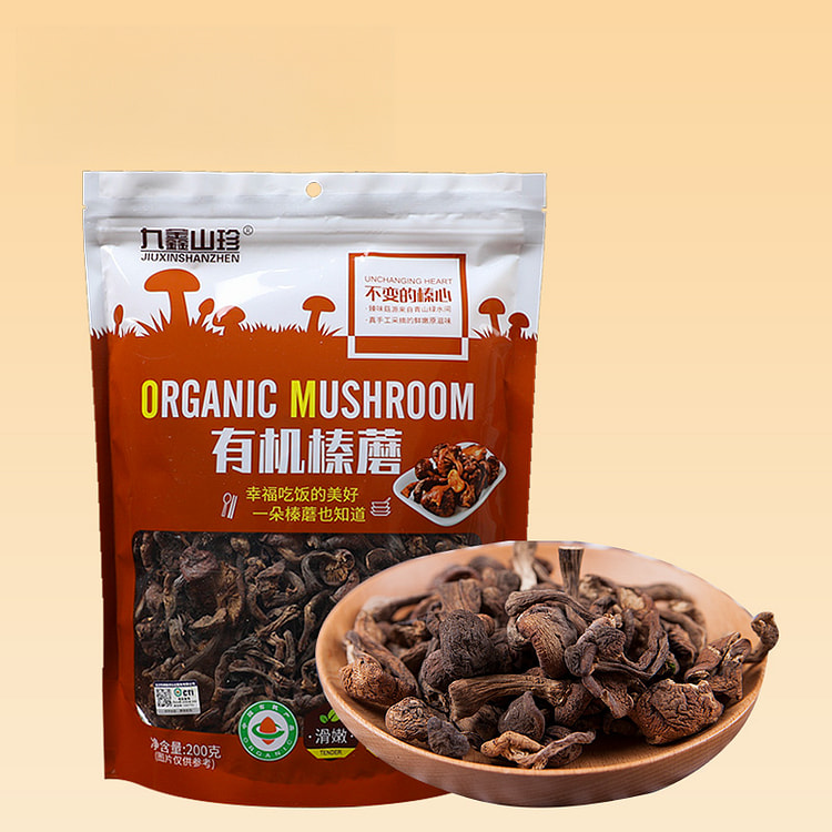九鑫山珍东北特产榛蘑丁 200g*1包
